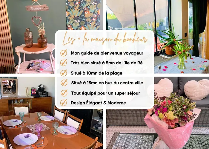 Maison Pierre 4 Pers Avec Jardin Ile De Re 5 Min *